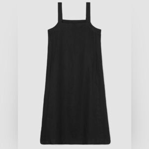 EILEEN FISHER Square Neck Dress black sleevless size small